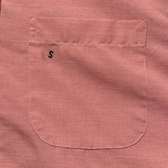 NEW Saddlebred Mens Size S Classic Fit Long-Sleeve Button-Down Pink Shirt - Picture 7 of 12